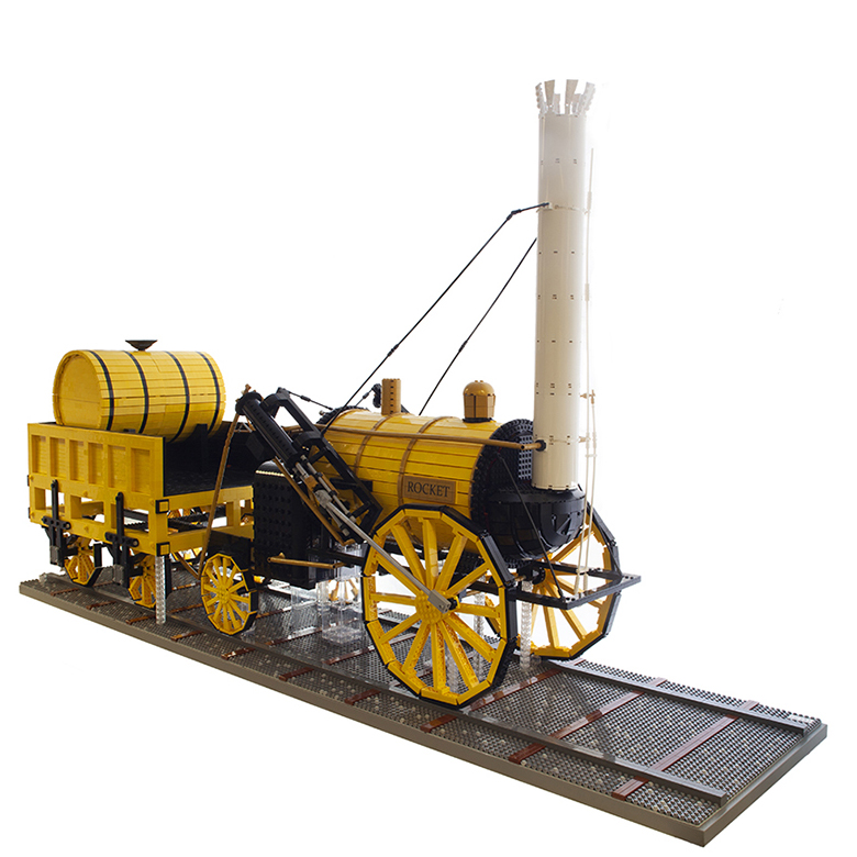 Stephenson's Rocket LEGO model